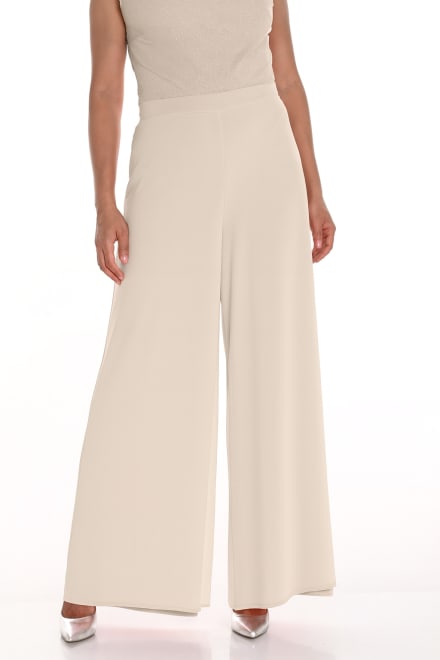 Pantalon Nikkie mousseline fluide doublé jersey