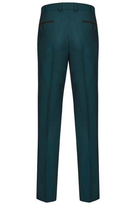 Pantalon Smoking 471201/41 vert profond liseré noir