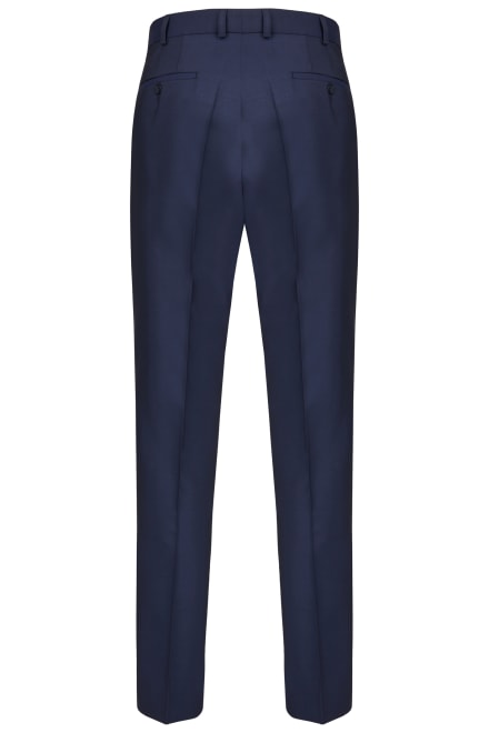 Pantalon Smoking 471201/32 bleu nuit poches noir