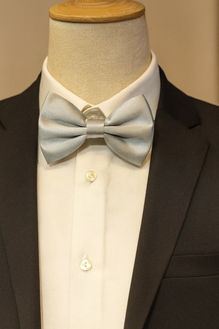 Noeud papillon gris