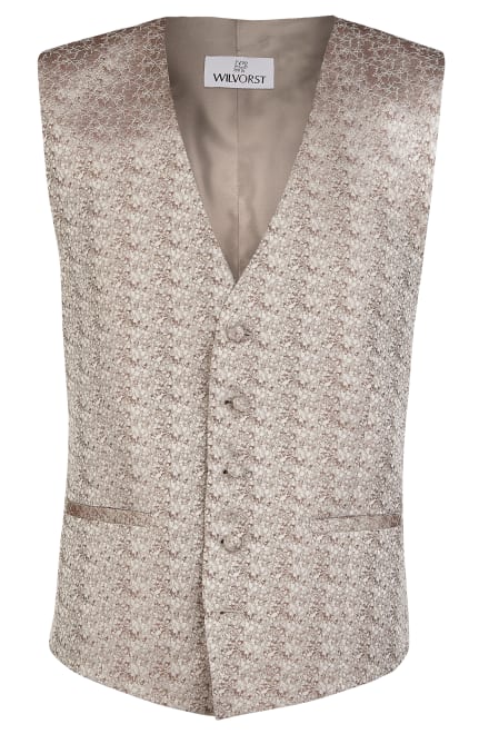 Gilet 447103/54 vieux rose et gris argenté