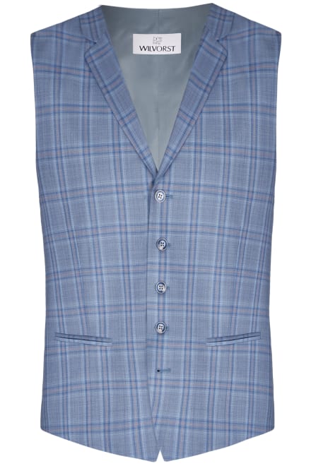 Gilet costume 404201/38 bleu ciel rayures