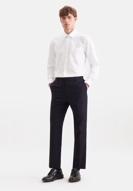 Chemise regular col cravate Seidensticker
