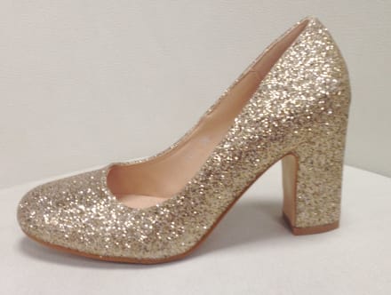 Anathilde — escarpins pailletés talon carré 8 cm