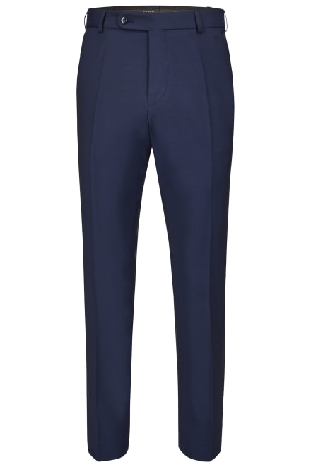 Pantalon Smoking 471201/32 bleu nuit poches noir