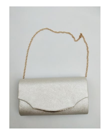 Pochette de soirée dorée irisée BXQ-8830