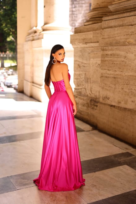 Cristina - robe longue bustier fluide
