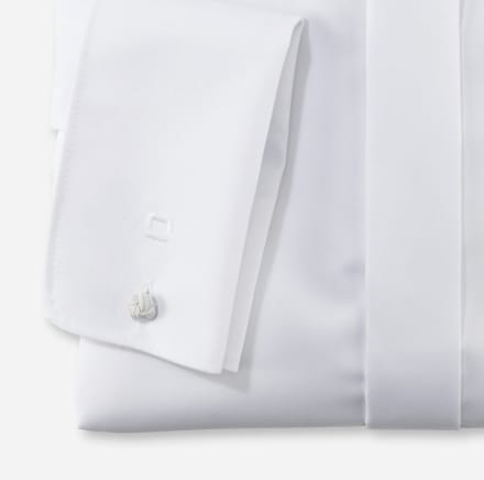 Chemise OLYMP coupe Longue Blanc Coins cassés 03957000
