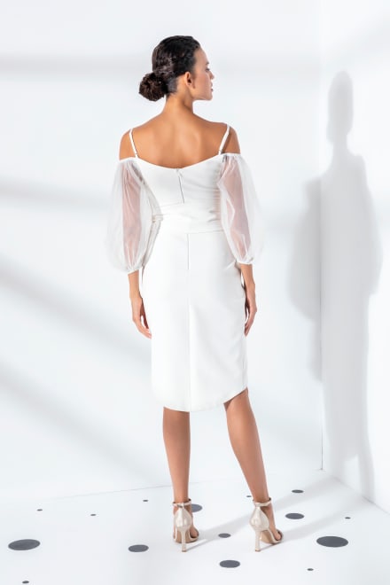 Mayra — robe courte bustier ceinture amovible tulle