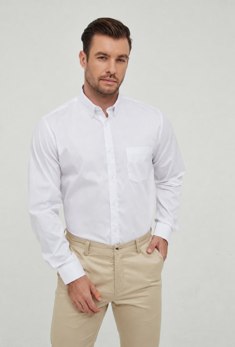 Chemise Yves Enzo WHT-07-1 col Italien