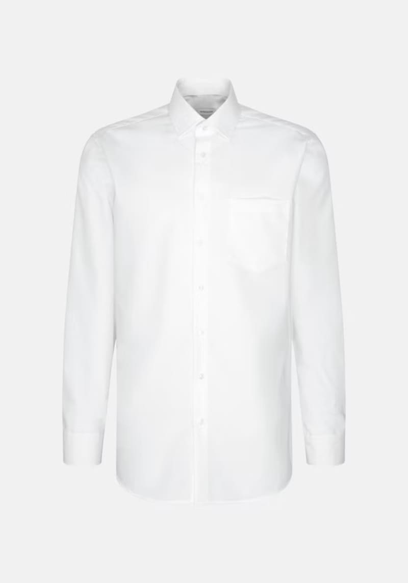 Chemise regular col cravate Seidensticker
