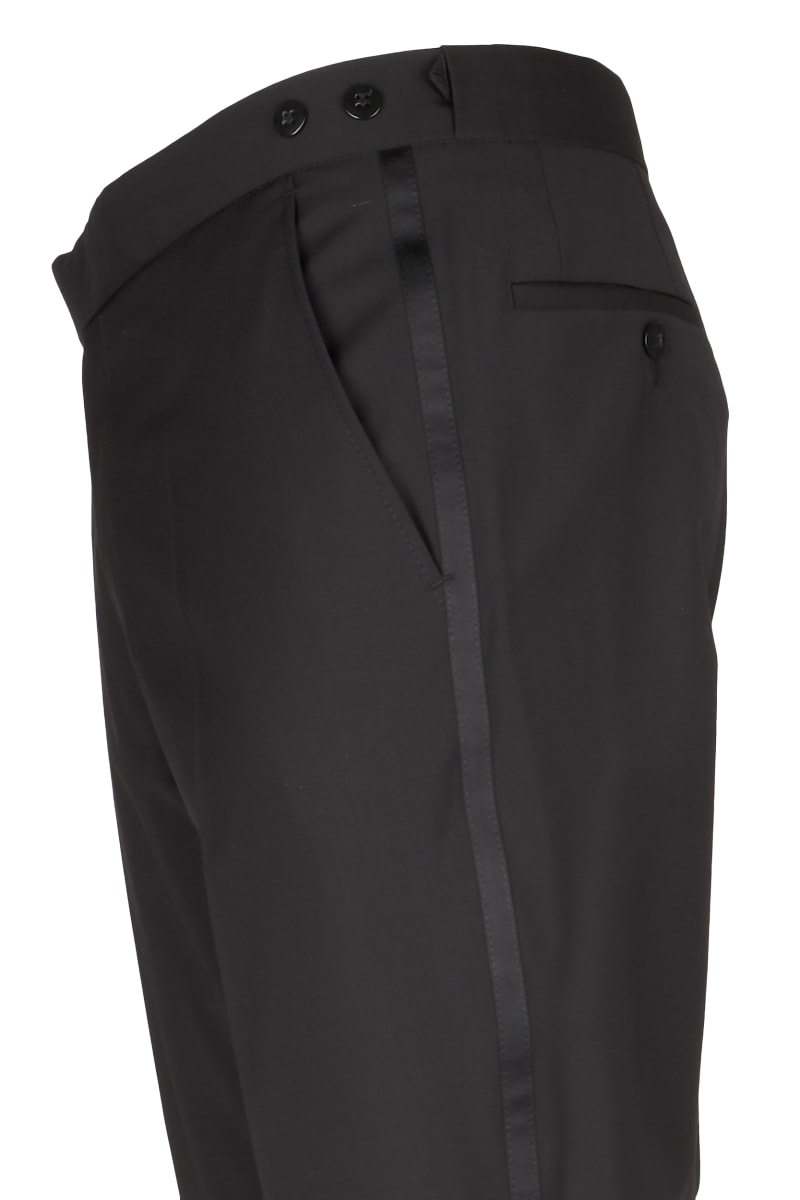 Pantalon de smoking 401600/10 coupe 722 bande satin