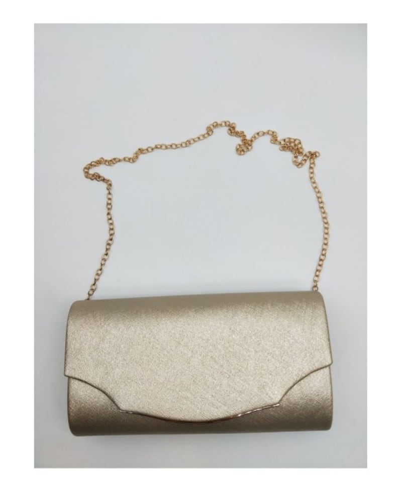 Pochette de soirée dorée irisée BXQ-8830