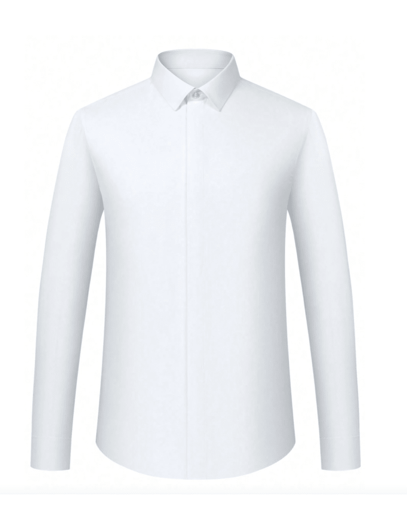 Chemise Garçon de Cérémonie col classique boutons cachés