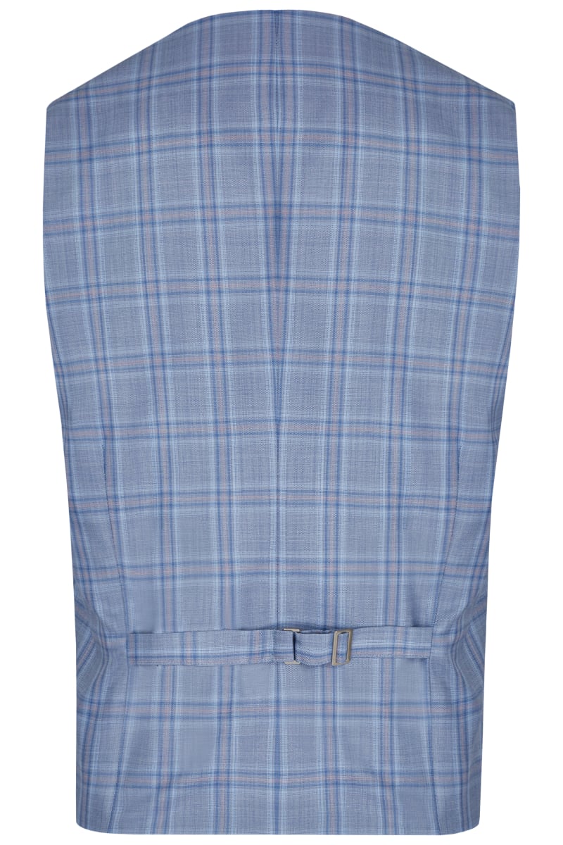 Gilet costume 404201/38 bleu ciel rayures