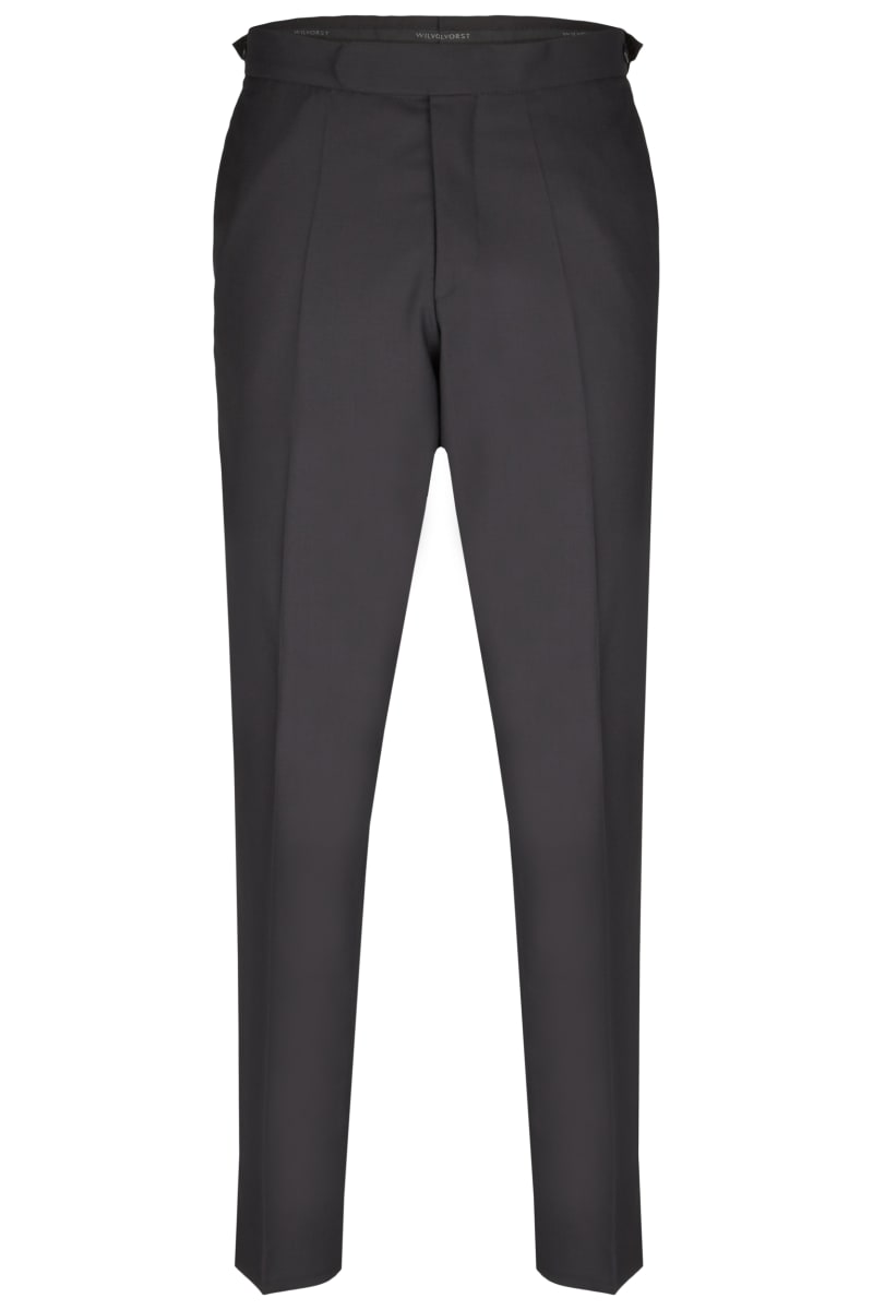 Pantalon de smoking doubles pinces avec bande satin