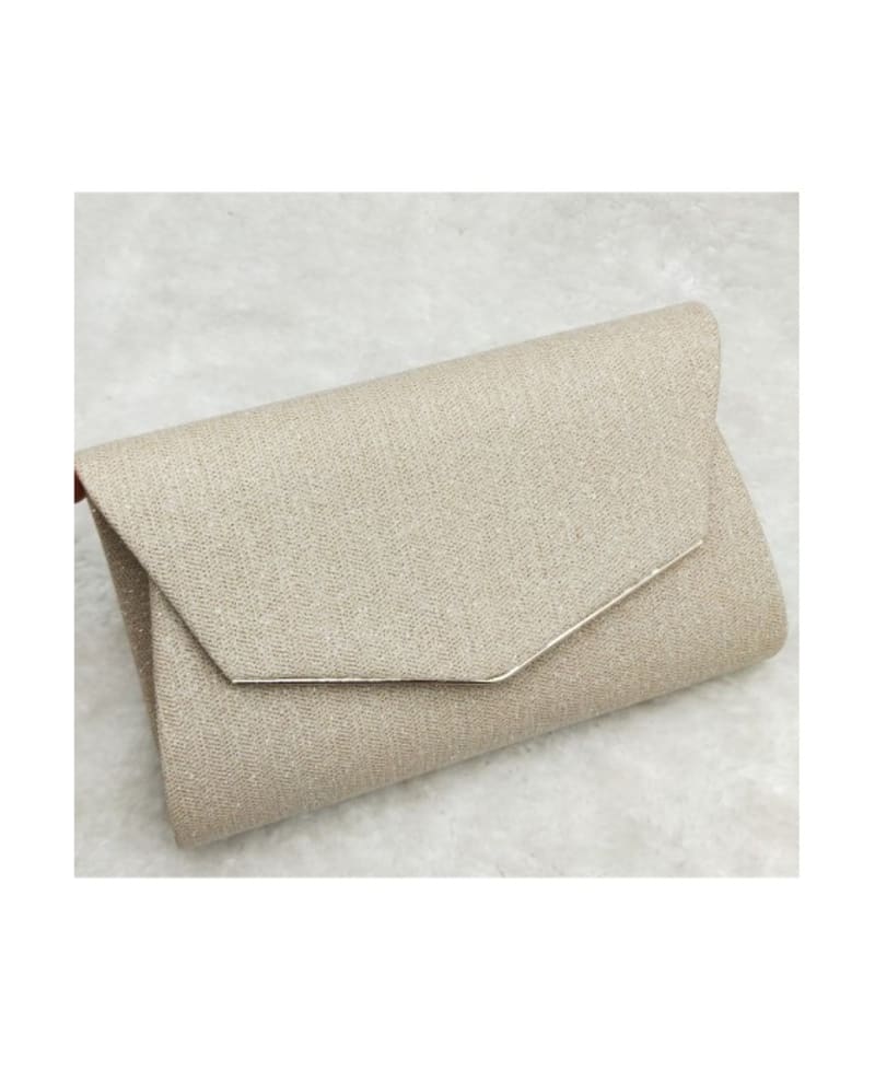 Pochette de soirée champagne pailletée BXQ-317