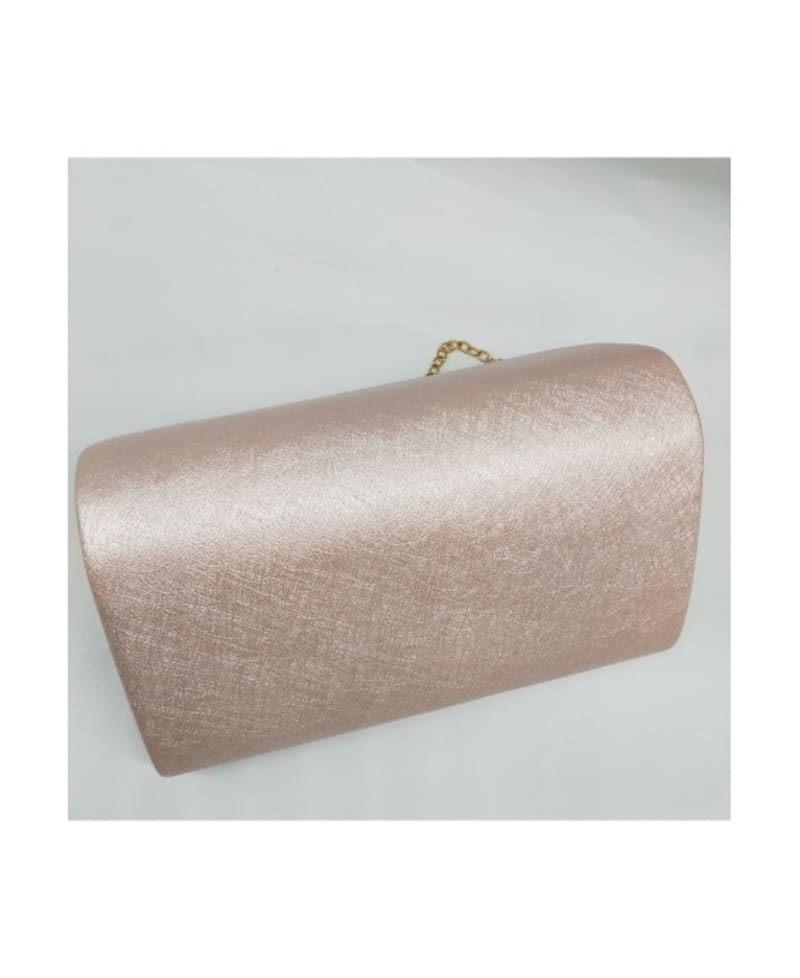 Pochette de soirée rose poudré irisée BXQ-8830