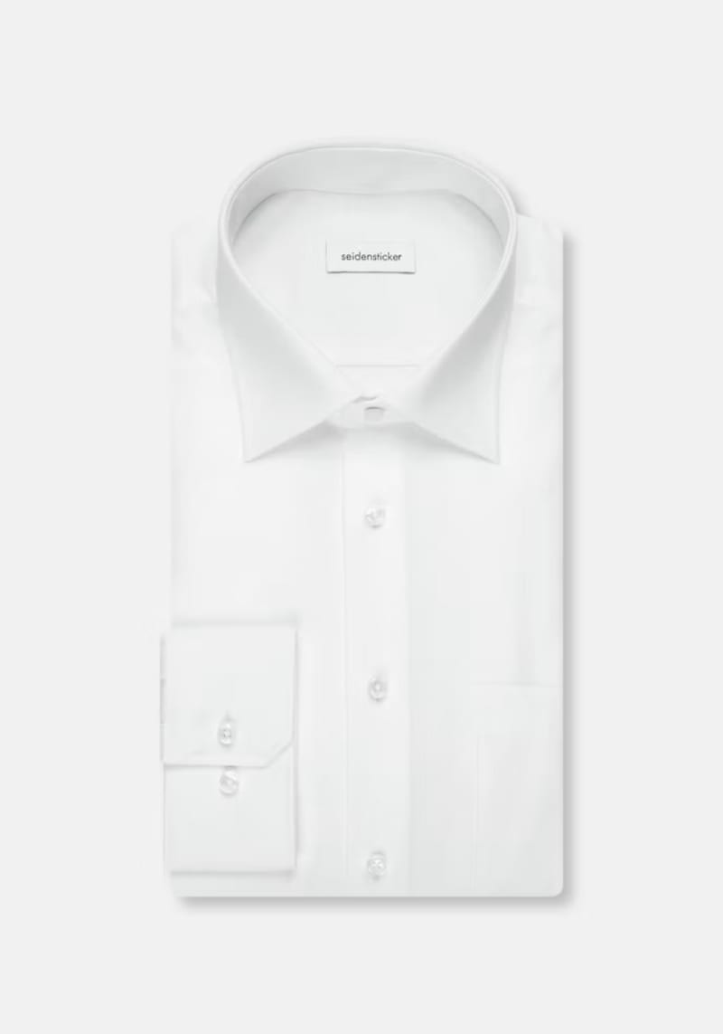 Chemise regular col cravate Seidensticker