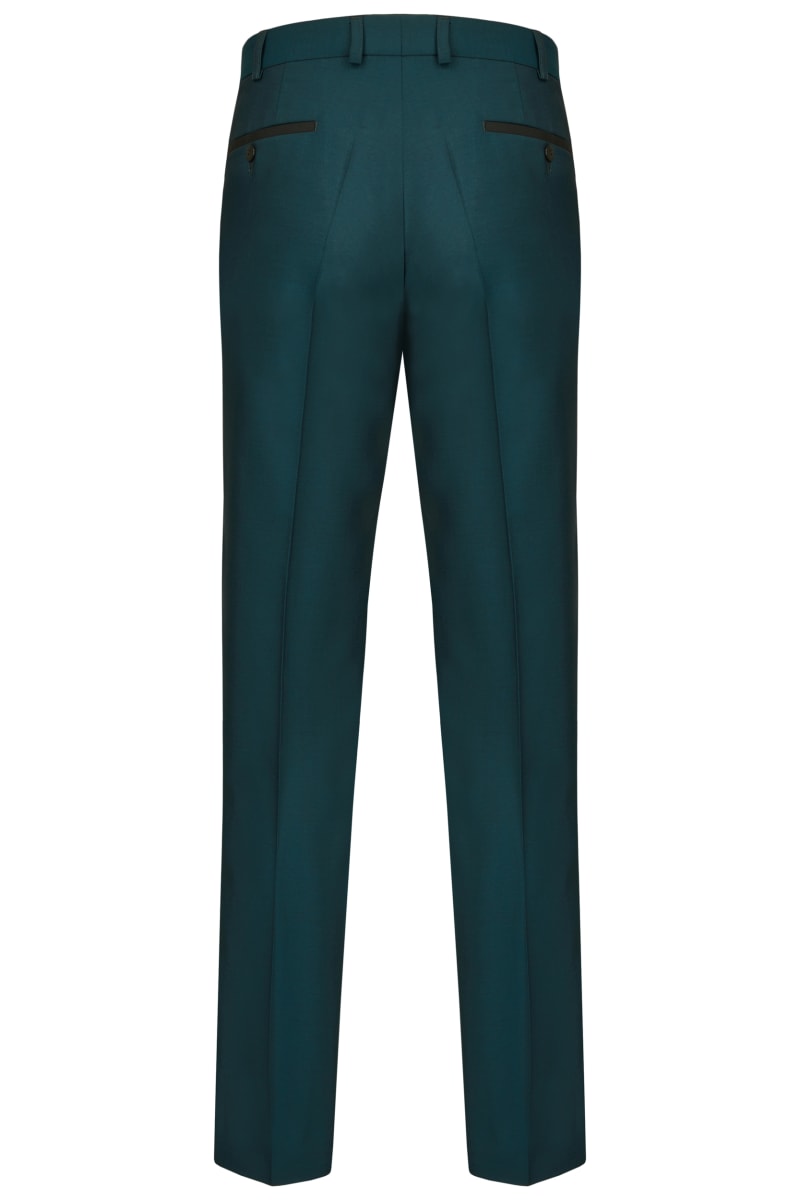 Pantalon Smoking 471201/41 vert profond liseré noir