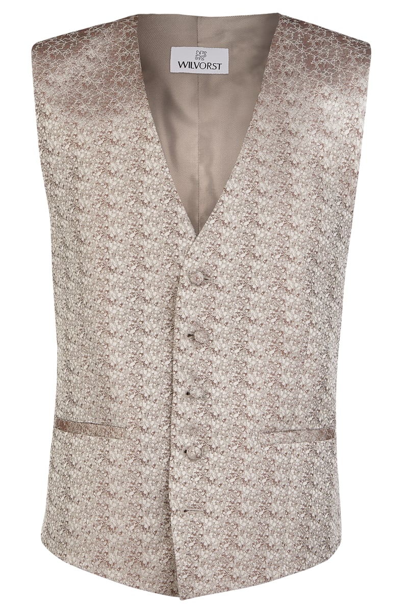 Gilet 447103/54 vieux rose et gris argenté