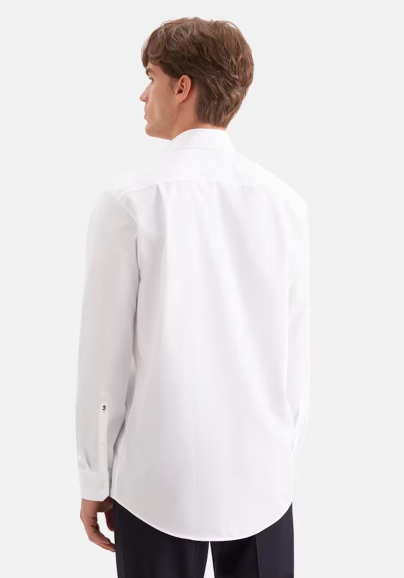 Chemise regular col cravate Seidensticker