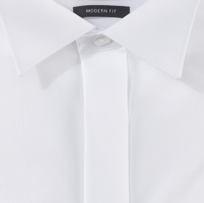 Chemise OLYMP Luxor Soirée modern fit / Blanc / Coins cassés / 03956500