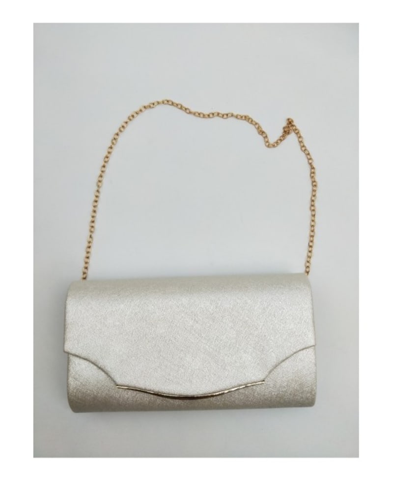 Pochette de soirée dorée irisée BXQ-8830