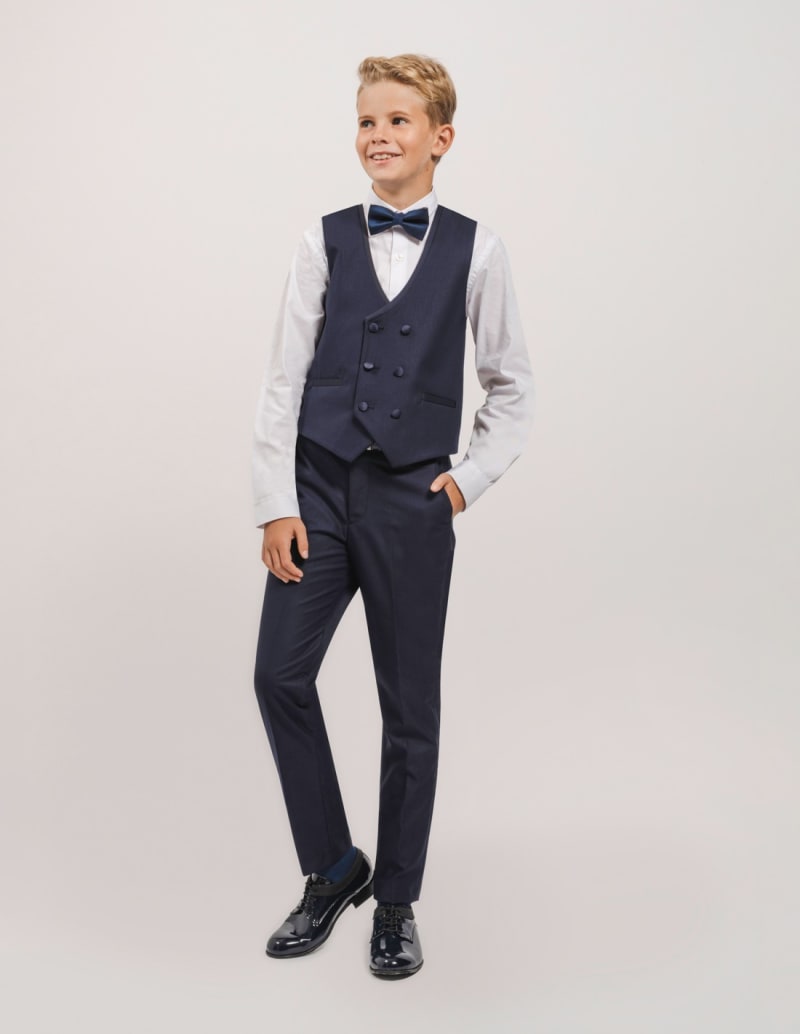 Pantalon Loic slim ceinture bouton