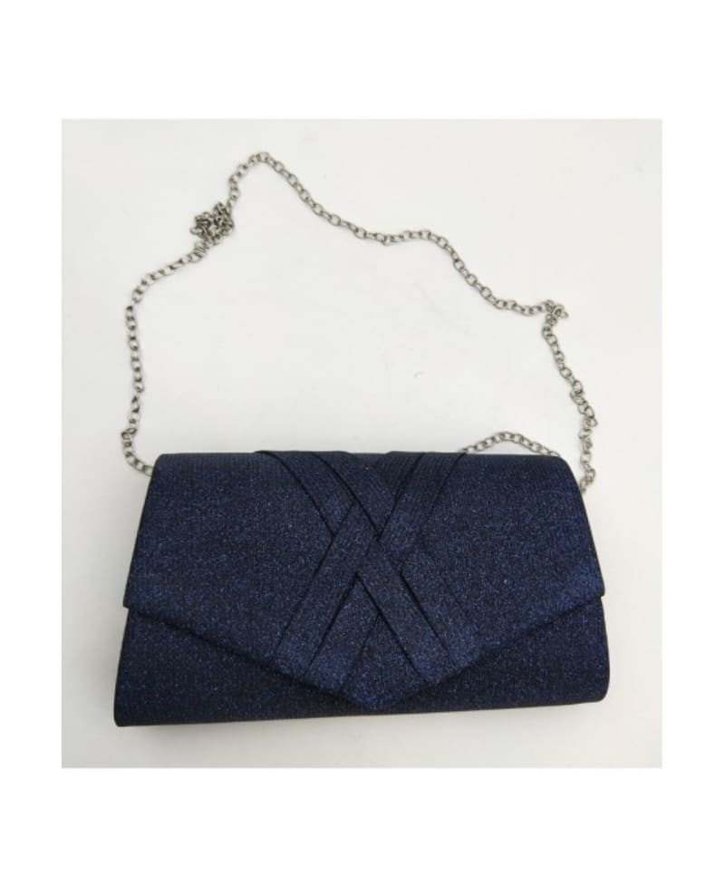 Pochette BXQ-315 rigide format allongé rabat bandes croisées