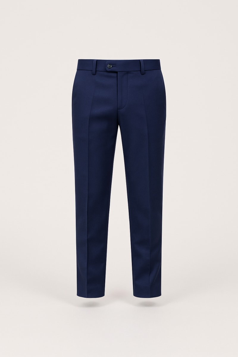 Pantalon Steve slim ceinture bouton poches italiennes