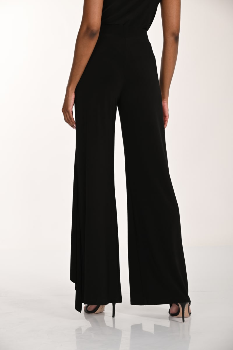 Pantalon Zélyna - Pantalon fluide à jambes larges et panneaux drapés