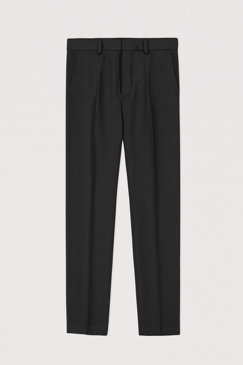 Pantalon Loic slim ceinture bouton