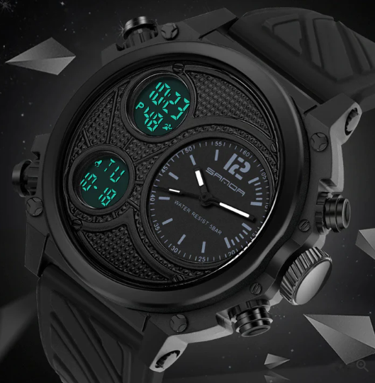 Vista lateral Reloj Sanda 3002