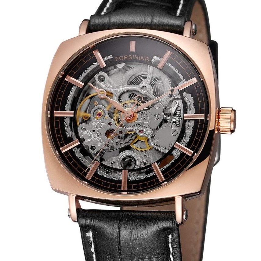 Vista frontal del Reloj Forsining Skeleton 2290C
