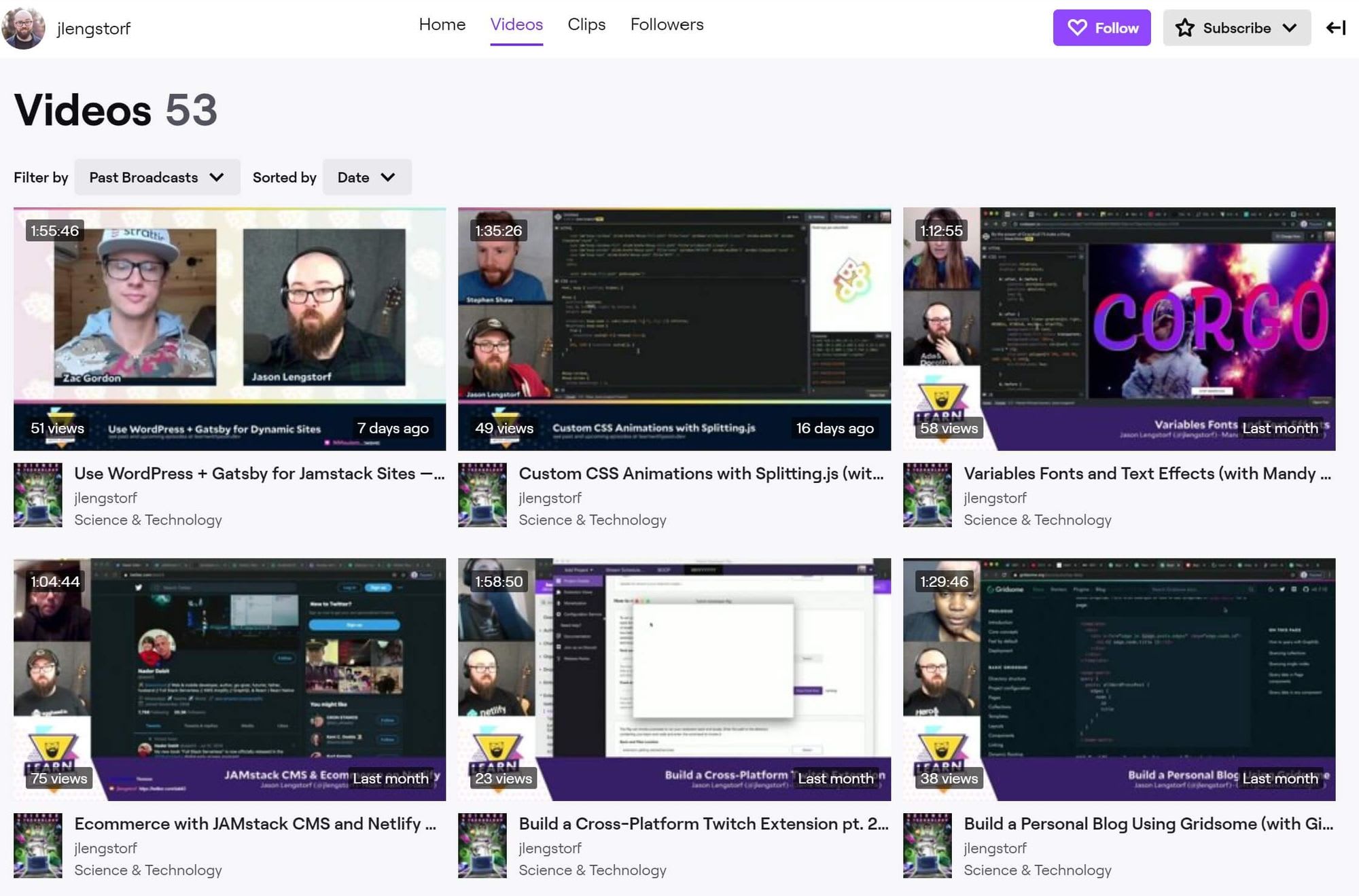 Find the perfect live-coding streams