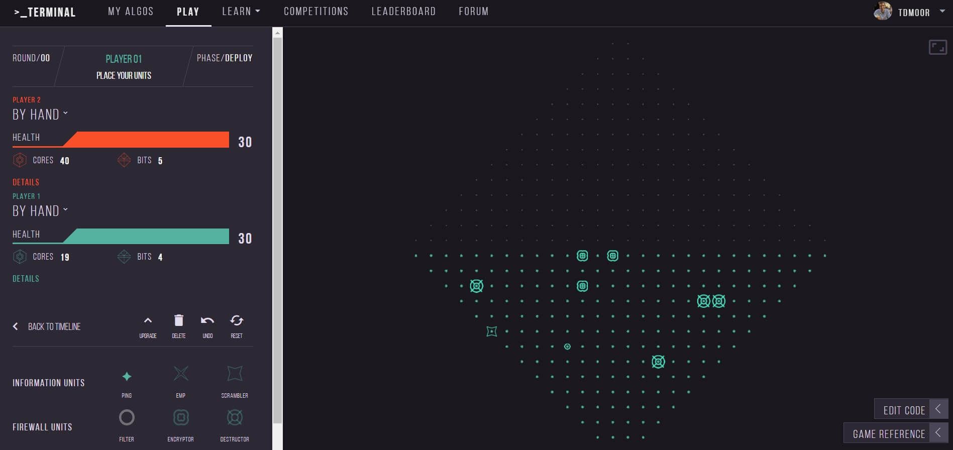 Terminal - CodinGame - بازی برای برنامه نویسی - بازی برای برنامه نویس ها - سایت آموزش برنامه نویسی الکامکو