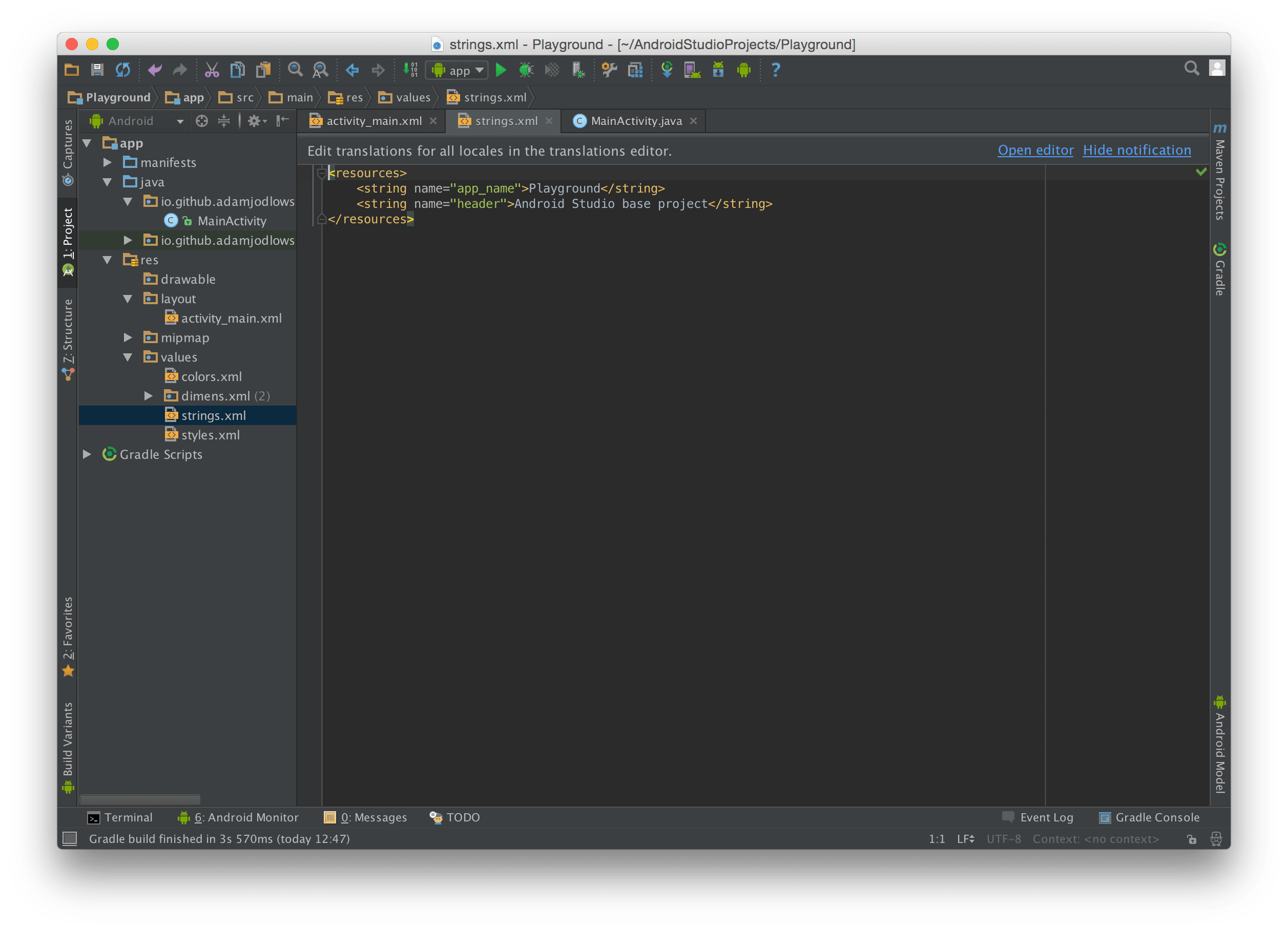 String github