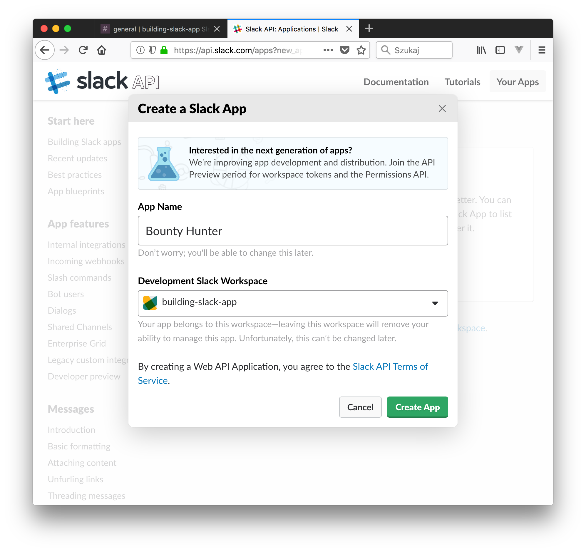 A Slack App Step by Step A Real Life Example