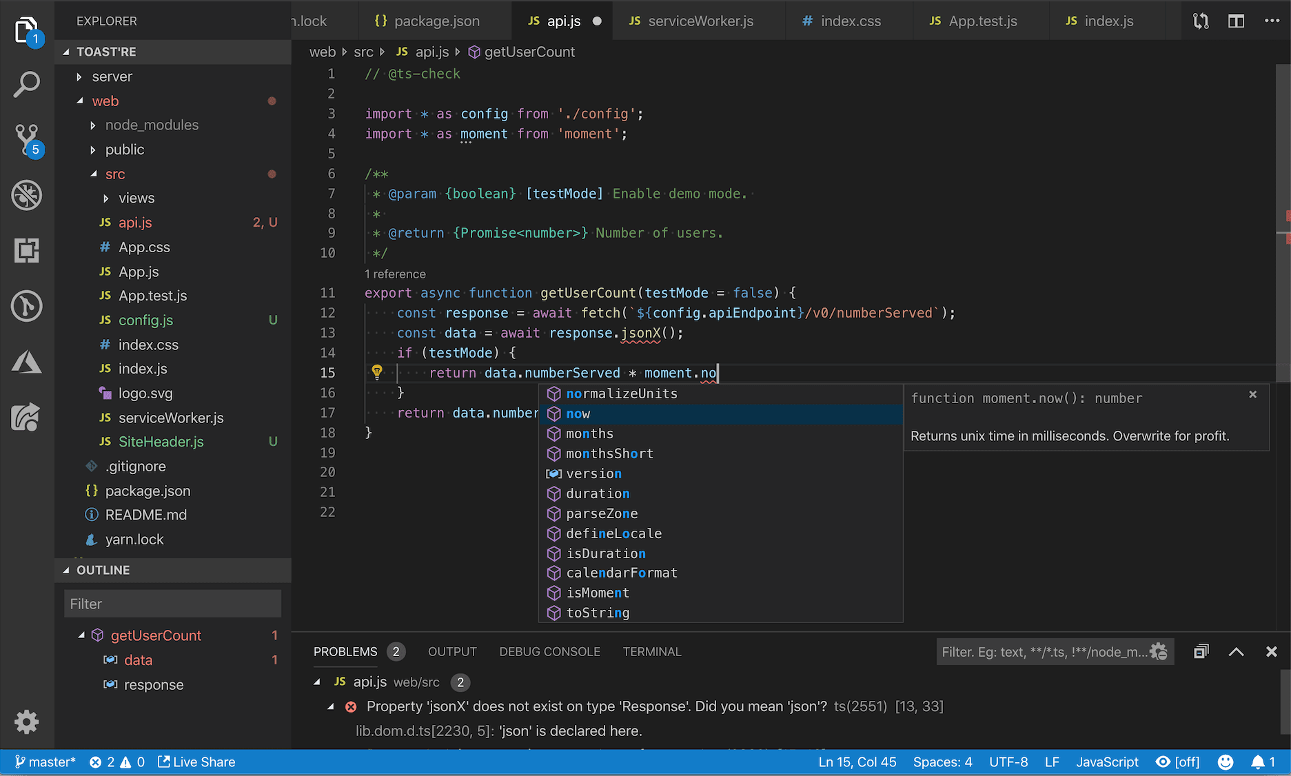 find file visual studio code