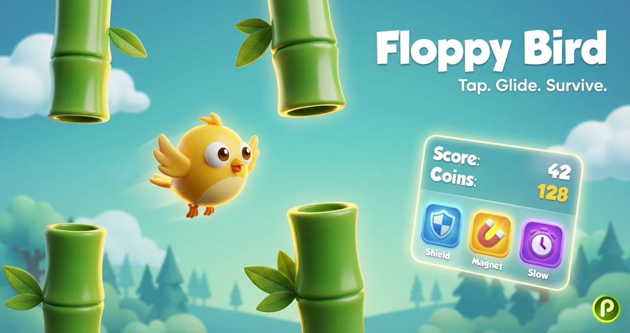 Floppy Bird – A Customizable Web Game Built with Next.js