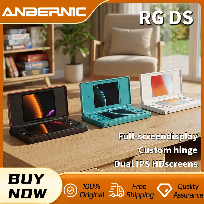 Anbernic RG DS Dual-Screen Handheld Game Console