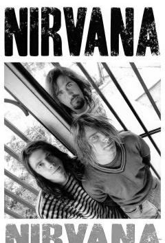 Poster Nirvana Poster Blanco y Negro Banda | Poster Cult