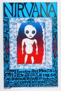 Poster Nirvana Albuquerque Convention Center Flyer | Poster Cult