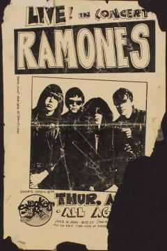 Poster Ramones Live in Concert Vintage Flyer | Poster Cult