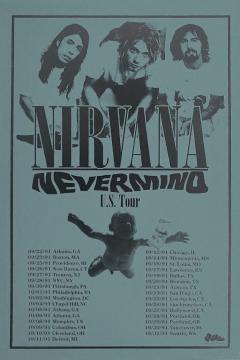 Poster Nirvana Nevermind U.S. Tour Poster | Poster Cult