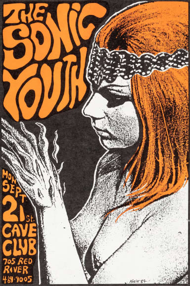 Poster Sonic Youth — The Sonic Youth St. Cave Club Poster 1987 | Poster Cult