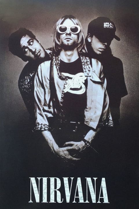Poster Nirvana Band Photo Poster Blanco y Negro | Poster Cult