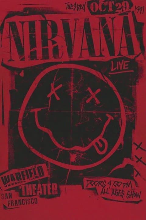 Poster Nirvana Warfield Theater San Francisco Poster | Poster Cult