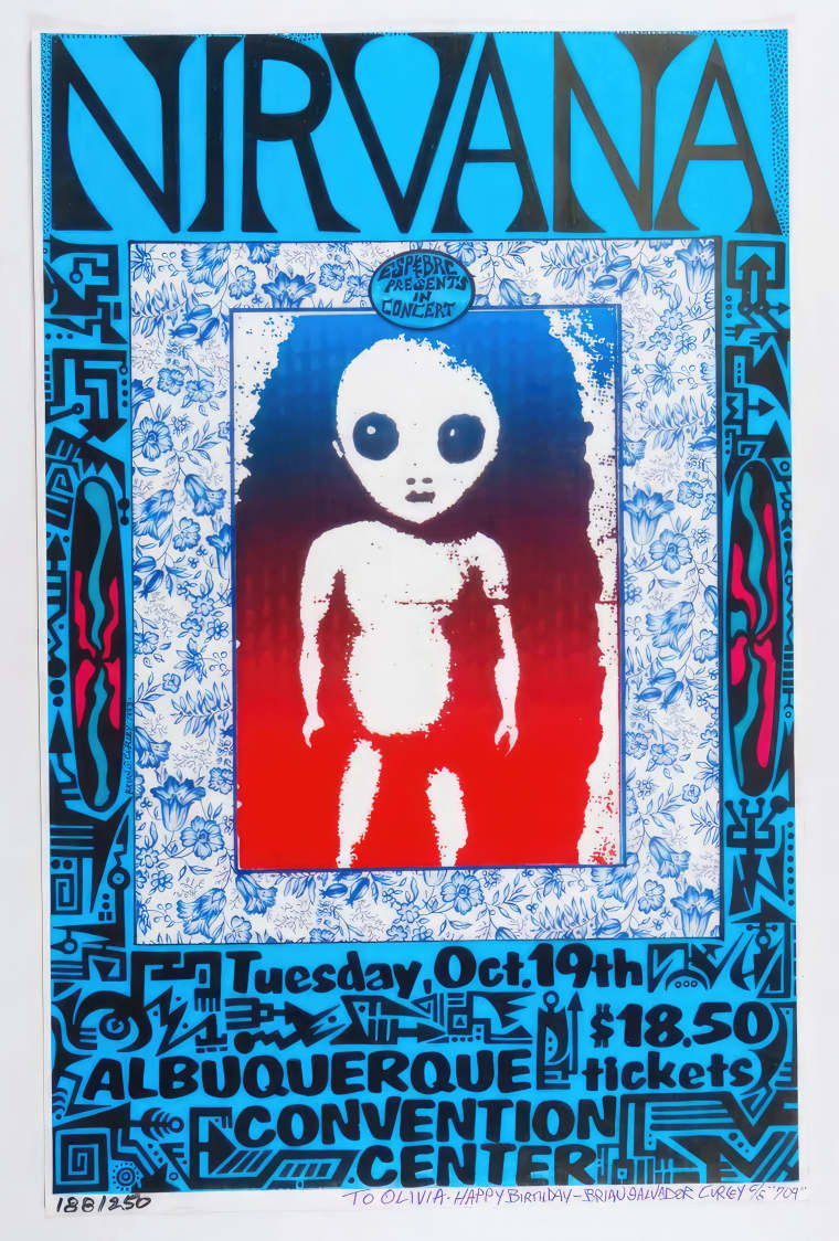 Poster Nirvana — Nirvana Albuquerque Convention Center Flyer | Poster Cult